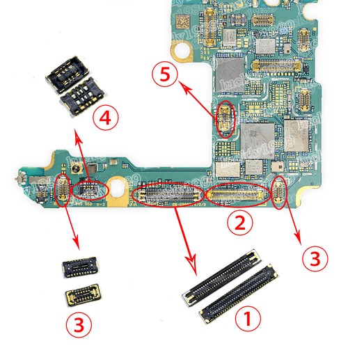 Connettore spina lcd fpc - x,